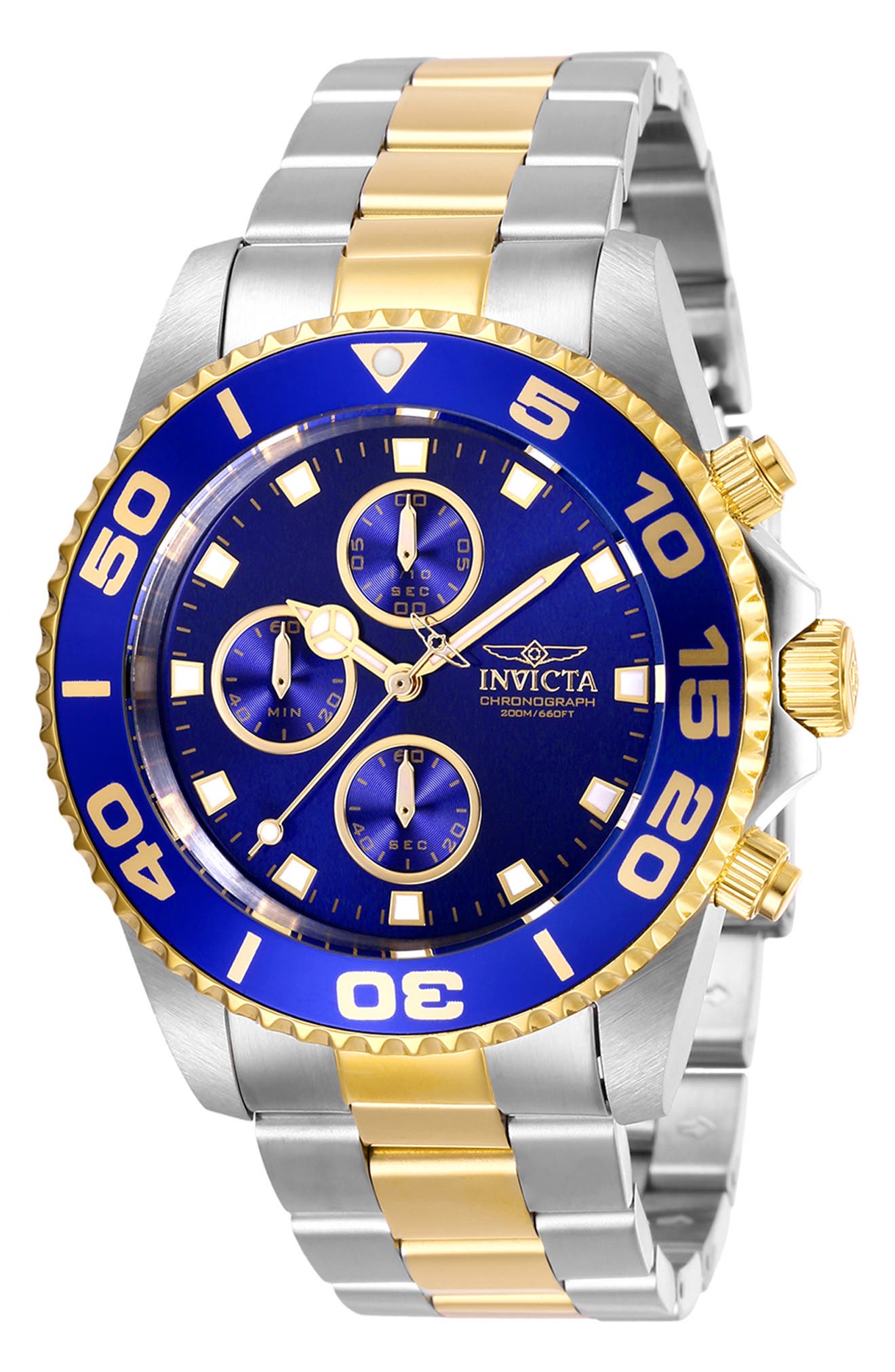 Pro Diver Chronograph Bracelet Watch, 43mm