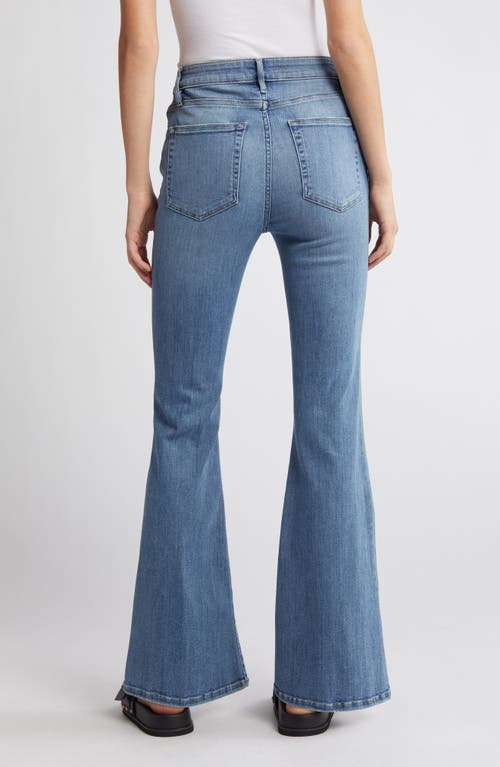 Frame High-rise Flared Jeans With Belt Loops In Anastasia