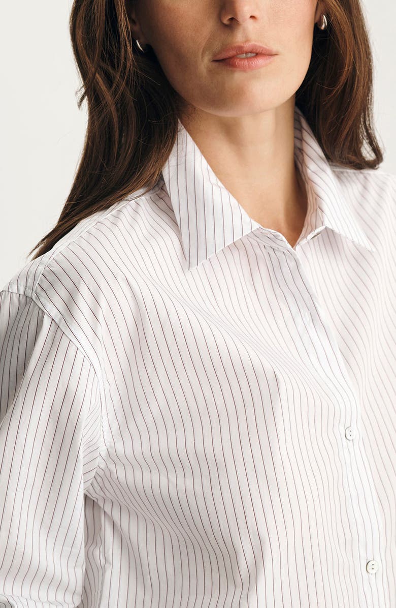 Mavi Jeans Stripe Button-Up Shirt, Alternate, color, 