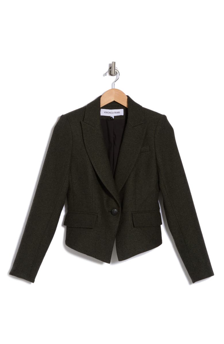 Veronica Beard Hosanna Crop Dickey Jacket, Alternate, color,