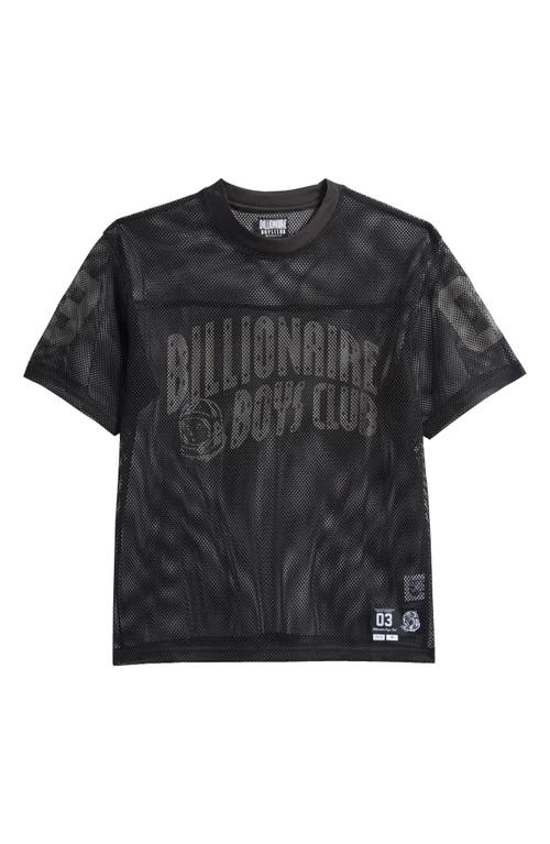 Billionaire Boys Club Varsity Mesh Graphic Jersey In Black