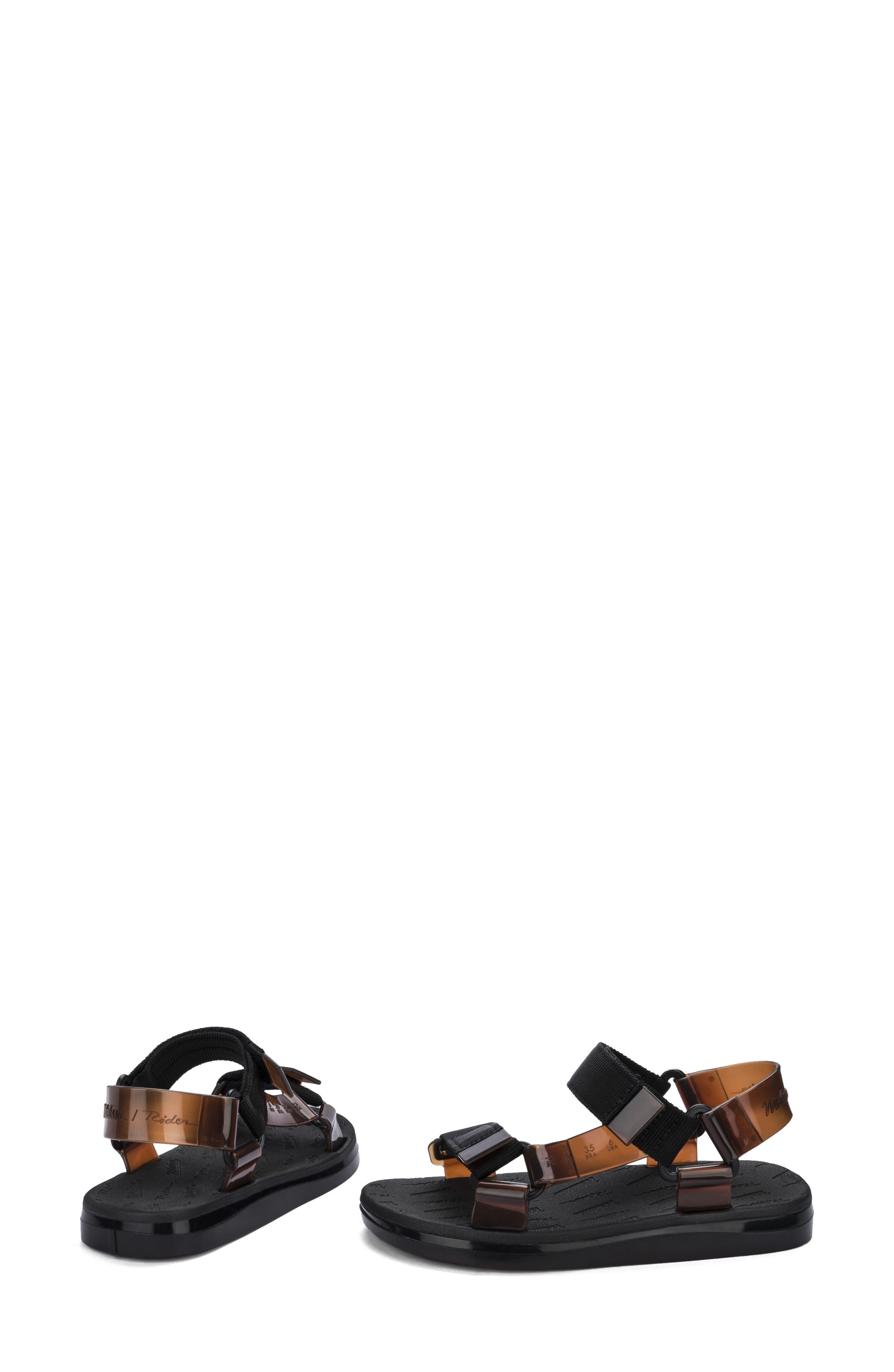 Melissa Papete Rider Sandal, Alternate, color, 