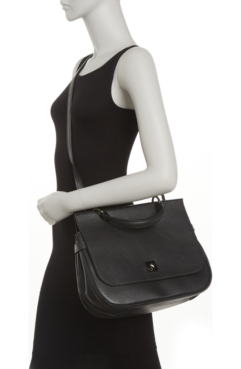 RENATA CORSI Leather Satchel Bag, Alternate, color,