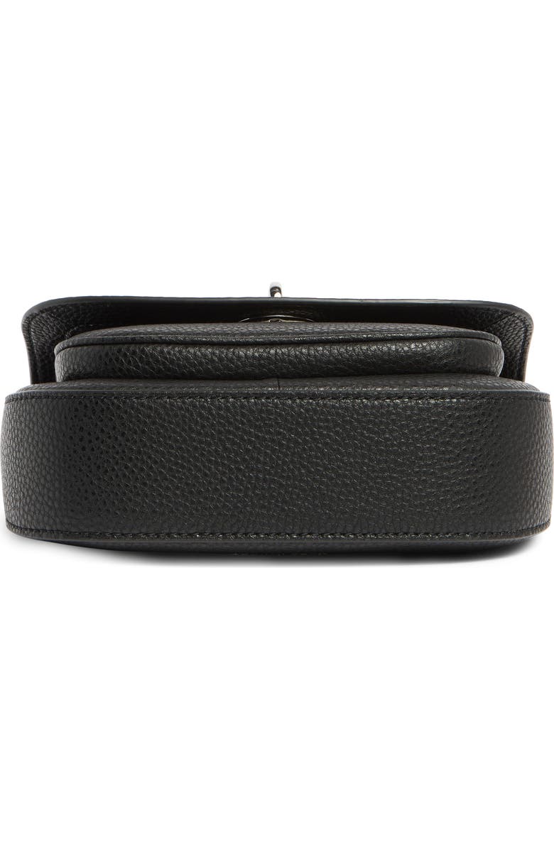 Marc Jacobs Signet Turn Lock Leather Saddle Bag, Alternate, color,