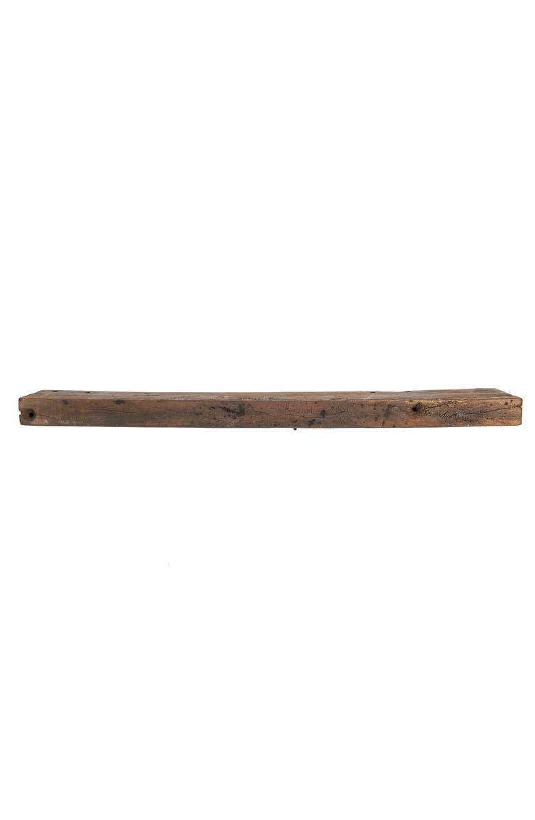 Storied Home Reclaimed Wood Floating Wall Shelf, Main, color, 