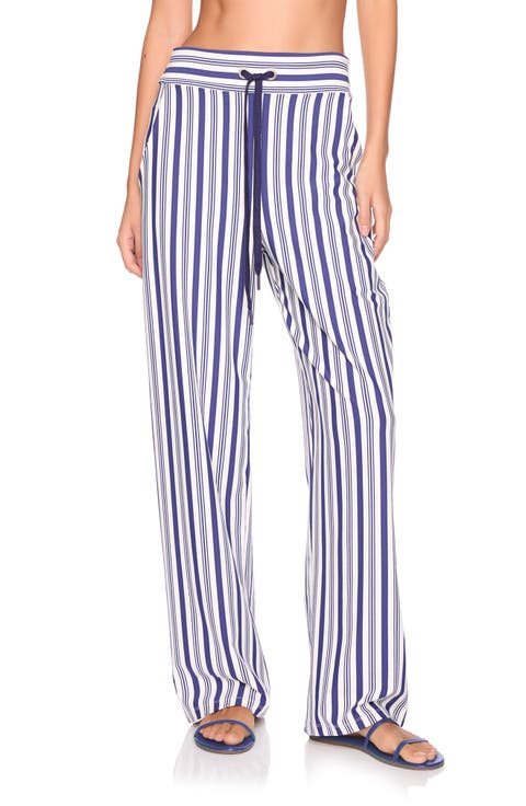 Stripe Wide Leg Pants