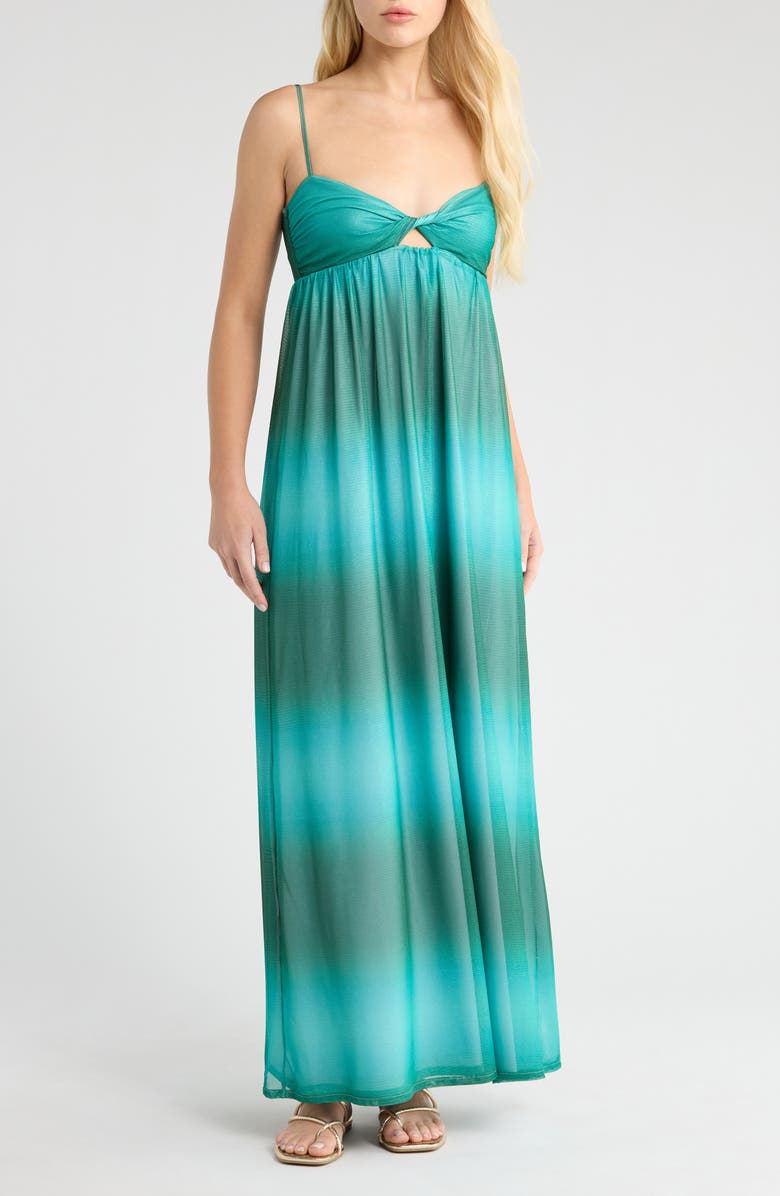 BOAMAR Tina Cover-Up Maxi Dress, Main, color, Green