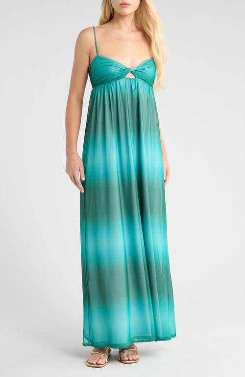 Boamar Tina Cover-up Maxi Dress In Green