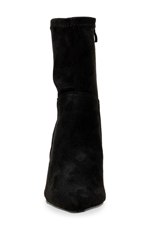 Chase & Chloe Chase And Chloe Pointed Toe Leather Bootie In Black