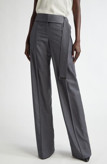 Brandon Maxwell The Ashton Relaxed Fit Belt Detail Pants Brandon Maxwell The Ashton Relaxed Fit Belt Detail Pants