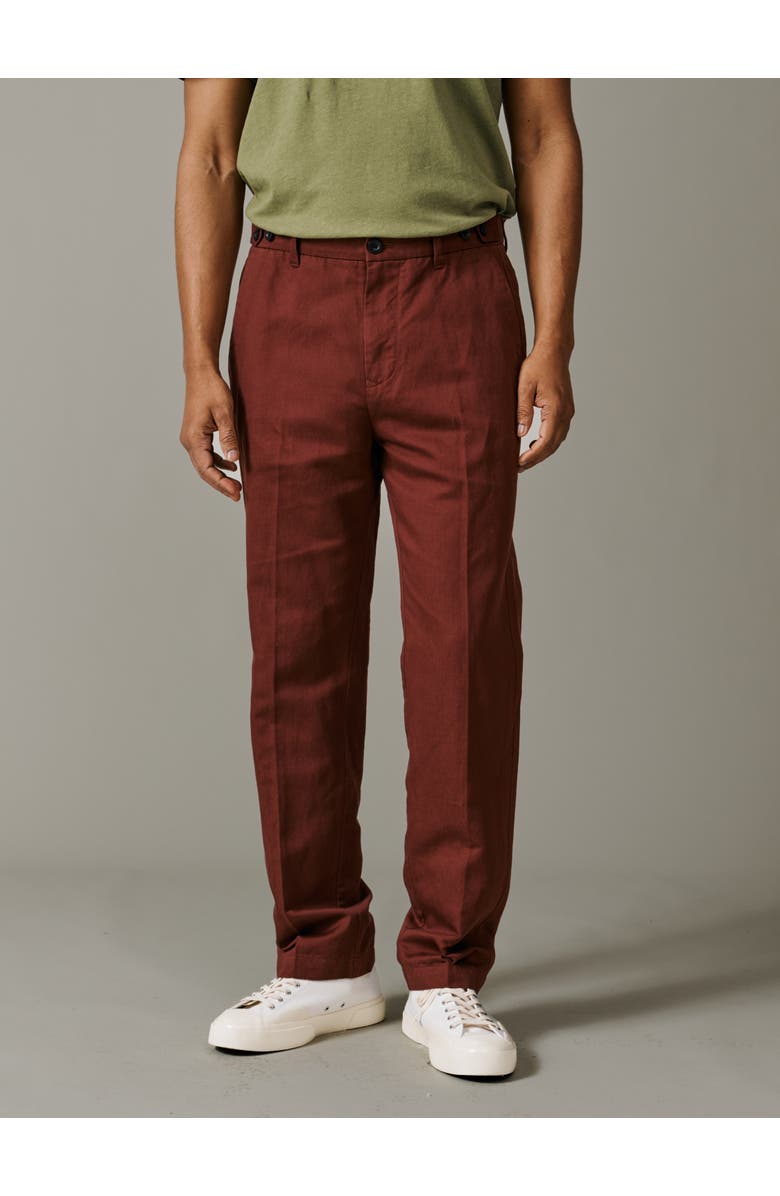 Aubin Pasmore Slim Leg Suit Trouser, Main, color, Brown