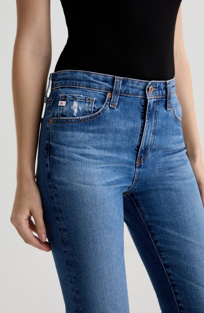 AG Farrah Raw Hem Mid Rise Bootcut Jeans, Alternate, color, 15 Years Prague