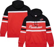 Mitchell & Ness Men's Mitchell & Ness Red/Black Carolina Hurricanes Head Coach Pullover Hoodie