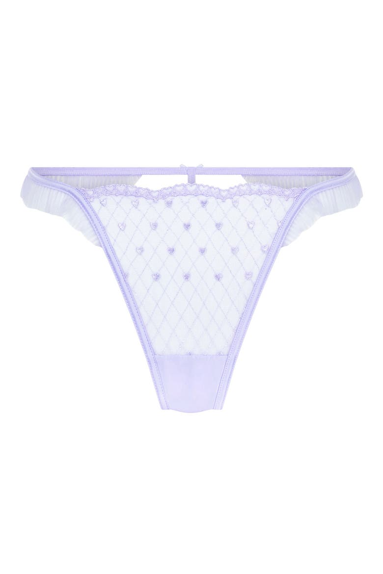Cordelie High Leg G-String, Alternate, color, BABY LAVENDER