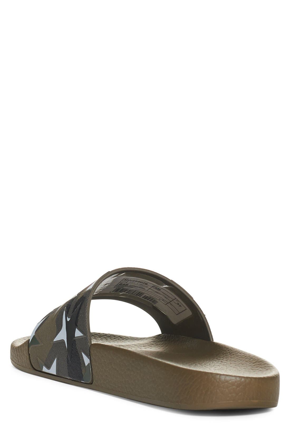 Valentino Garavani Valentino Star Print Sport Sandal, Alternate, color, 