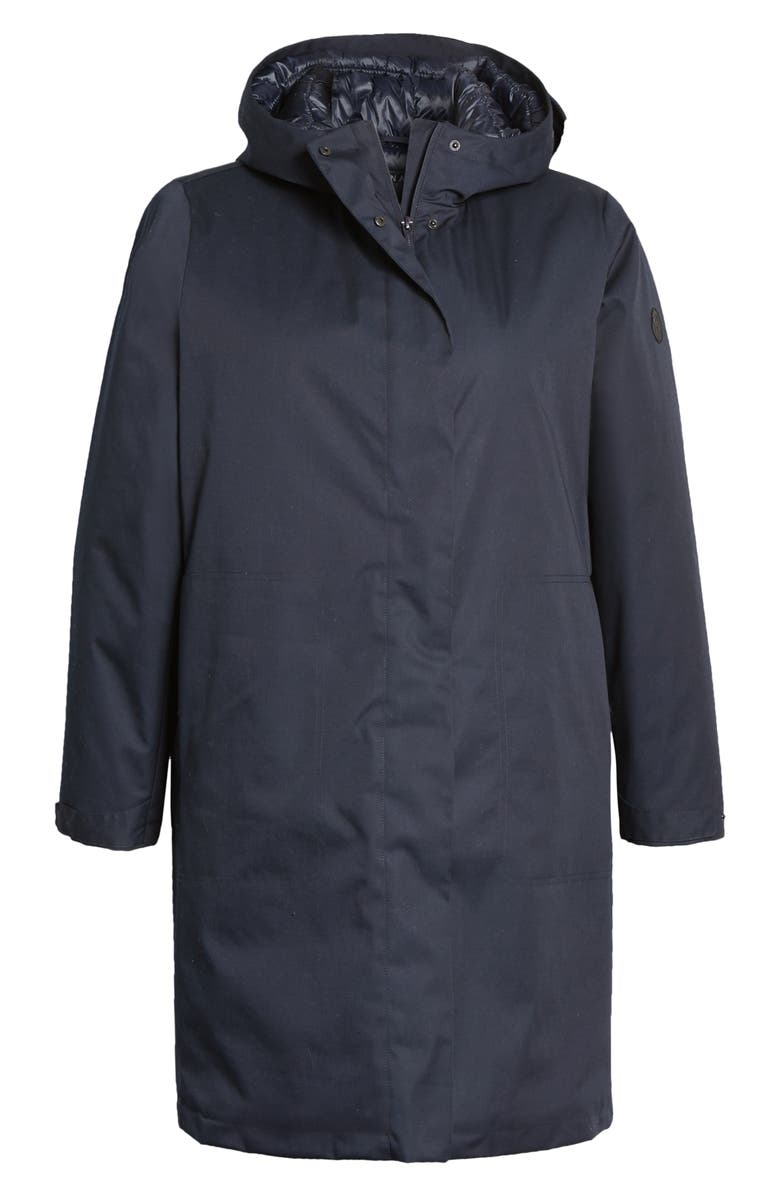 Bernardo Bernado Insulated Hooded Raincoat, Alternate, color, 