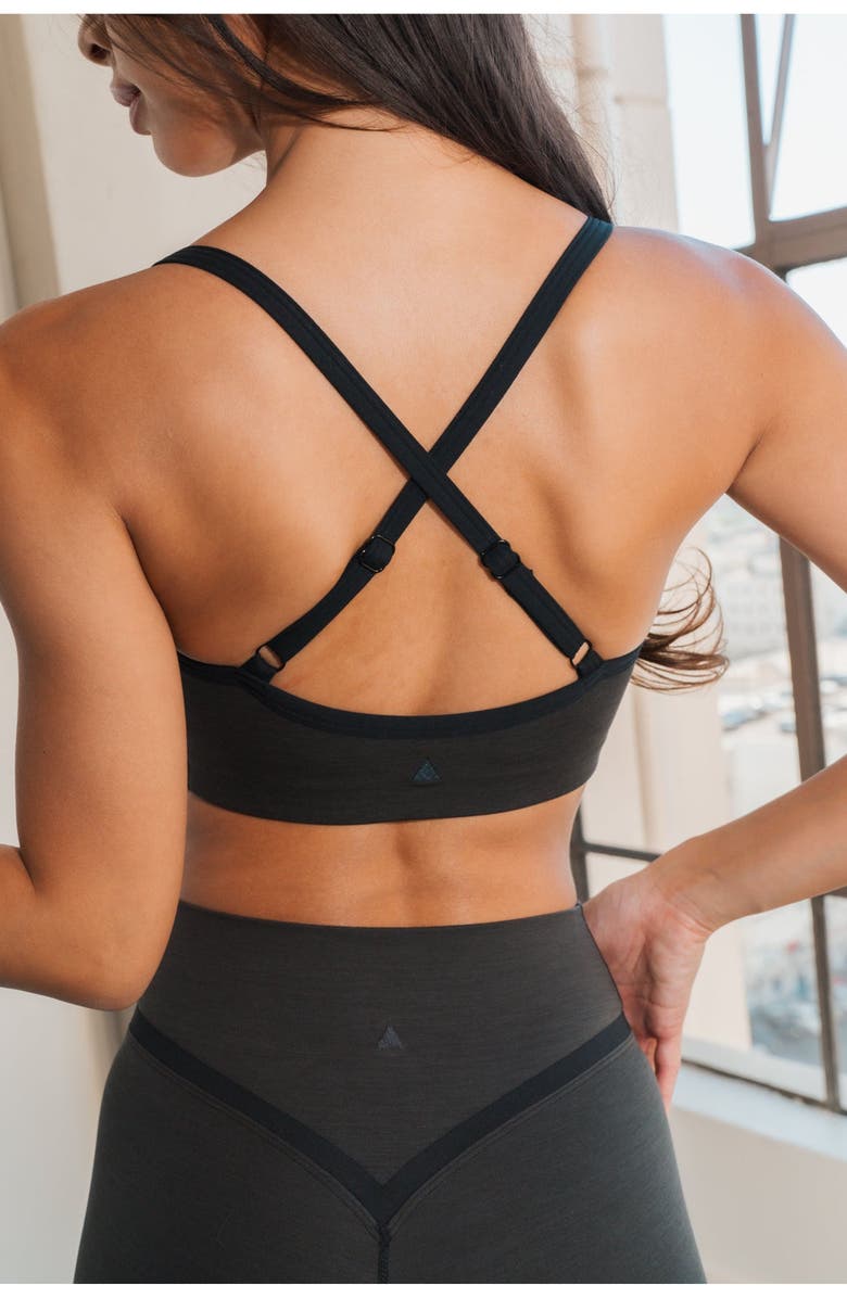 Vitality Daydream V Bra, Alternate, color, Midnight Marl