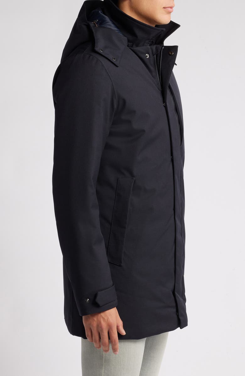 Save The Duck Sam Water Repellent Hooded Shell Jacket, Alternate, color,