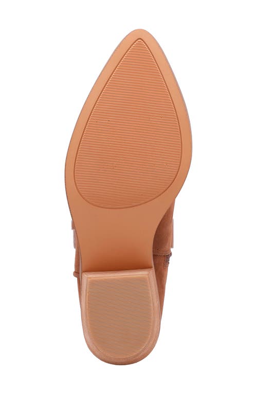 Mia Kolt Western Knee High Boot In Cognac