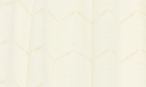 Love Token Knit Sweater In White