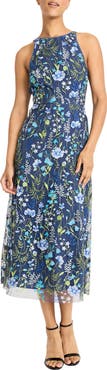 【SALE/国内発送】Maggy London Floral Charmeuse Midi Dress 00000000_zi_6c0b73e6-98a8-4854