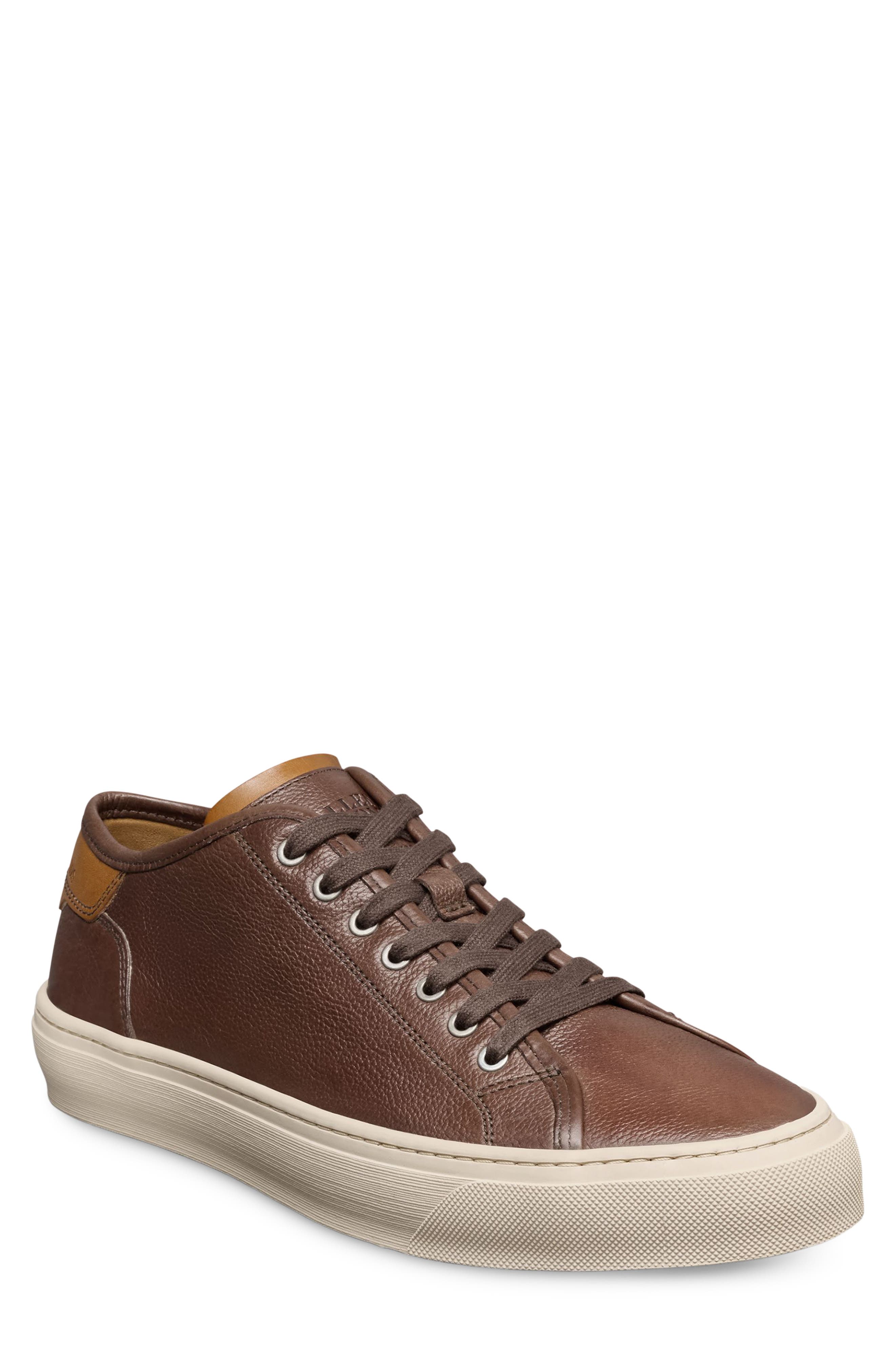 Allen Edmonds Jones Low Top Sneaker, Main, color, Chocolate