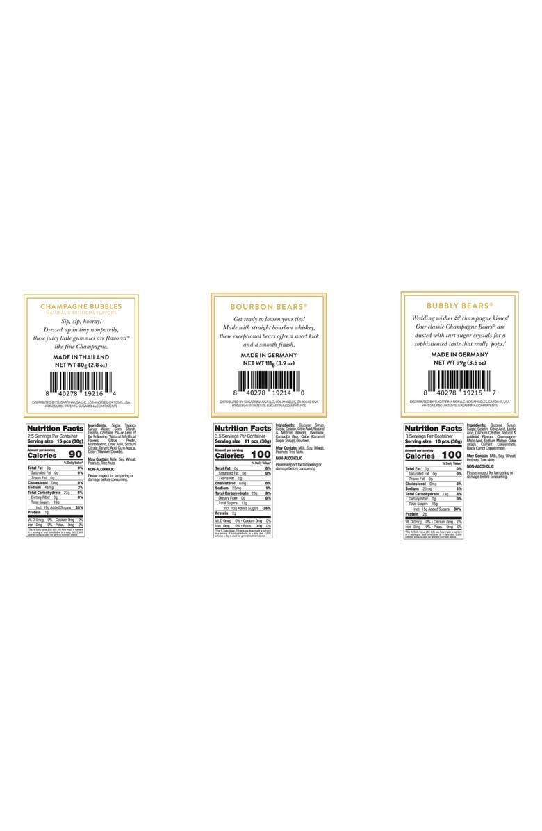 sugarfina Mr. & Mr. Cheers to the Happy Couple Bento Box Gift Set, Alternate, color,