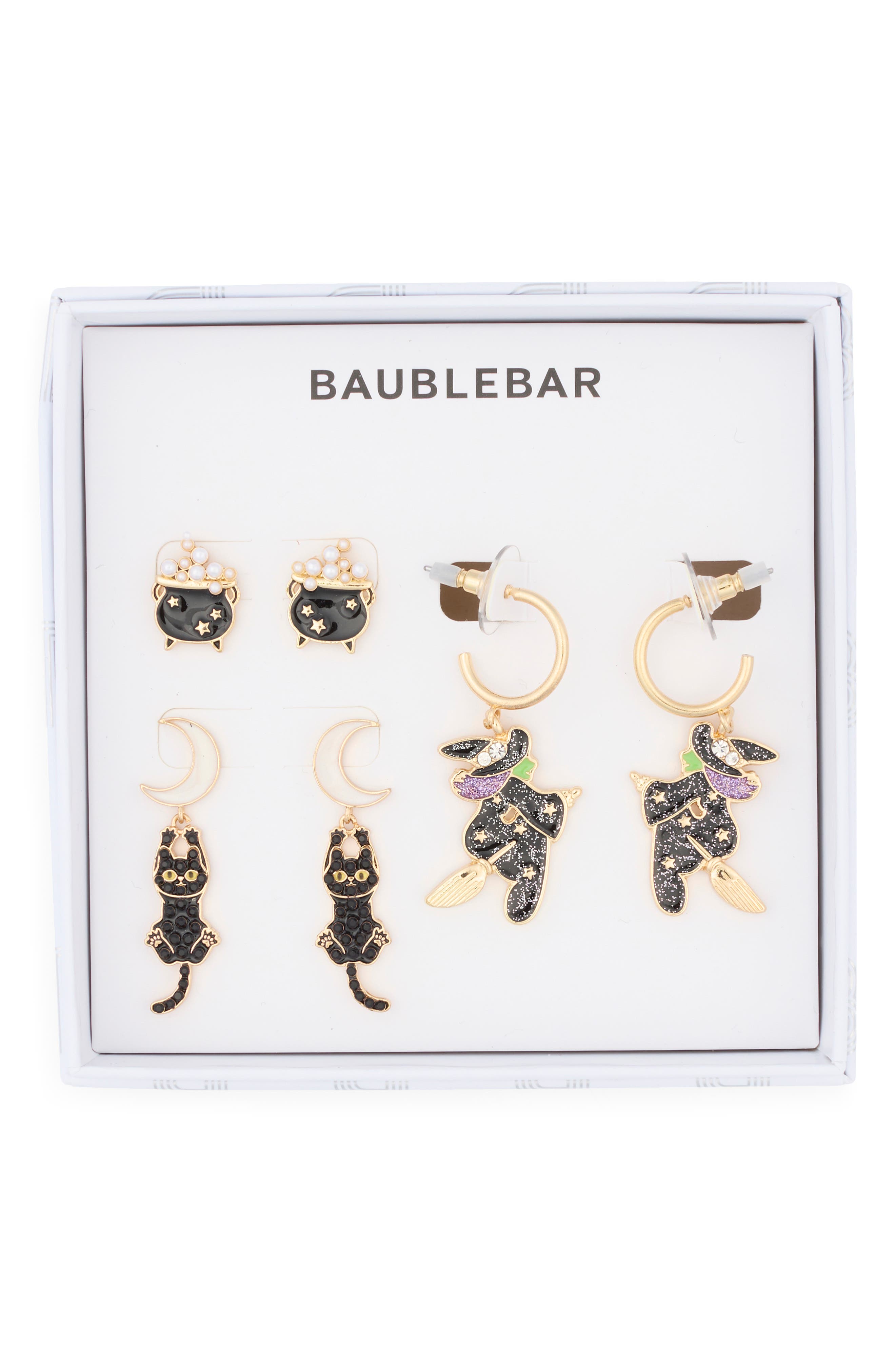Witch Set of 3 Earrings