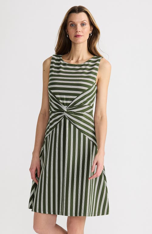 LANDS' END LANDS' END COTTON MODAL BOATNECK TWIST DRESS