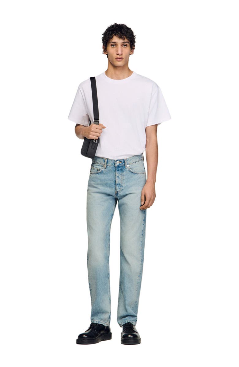 SANDRO Regular jeans, Alternate, color, Light Blue - Denim