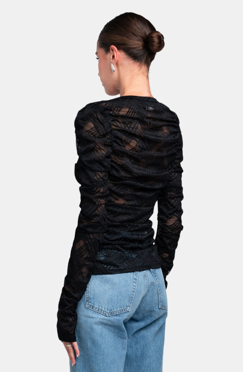 OW Collection WANTED Lace Cardigan, Alternate, color, 