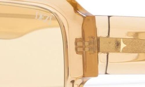 Dezi Miami 56mm Flat Top Sunglasses In Dirty Blonde/beige
