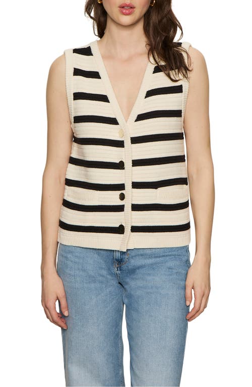 Sanctuary Textured Sweater Vest In Multi