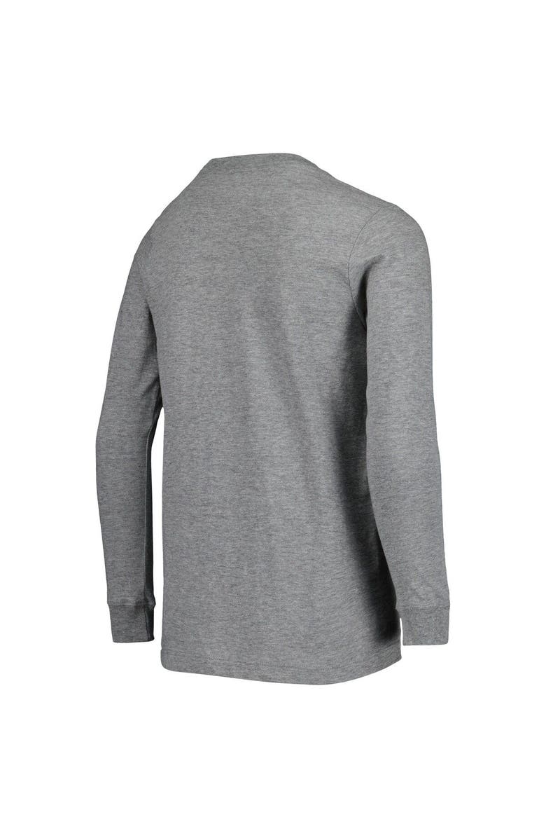 Nike Youth Nike Heather Gray Liverpool Repeat Core Long Sleeve T-Shirt, Alternate, color,
