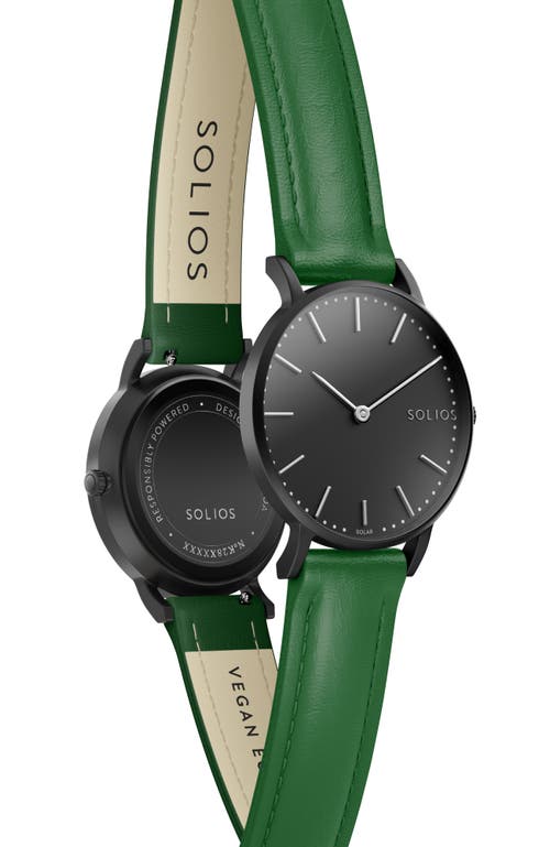 Solios Watches The Solar Classic | Black Dial