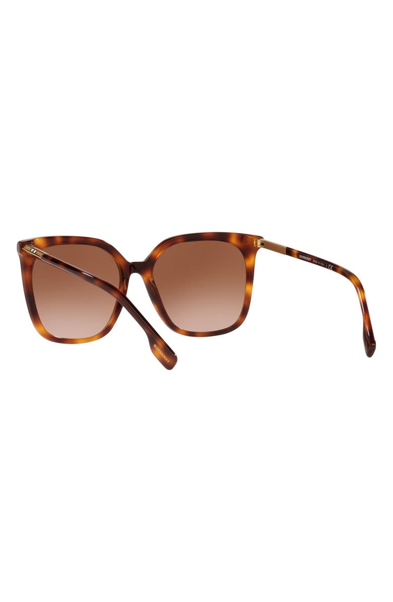 Burberry 56mm Emily Square Sunglasses, Alternate, color,