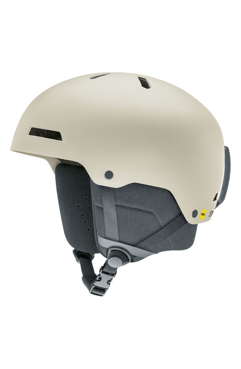 Smith Rodeo Snow Helmet with MIPS Round Contour Fit, Main, color, Matte Chalk