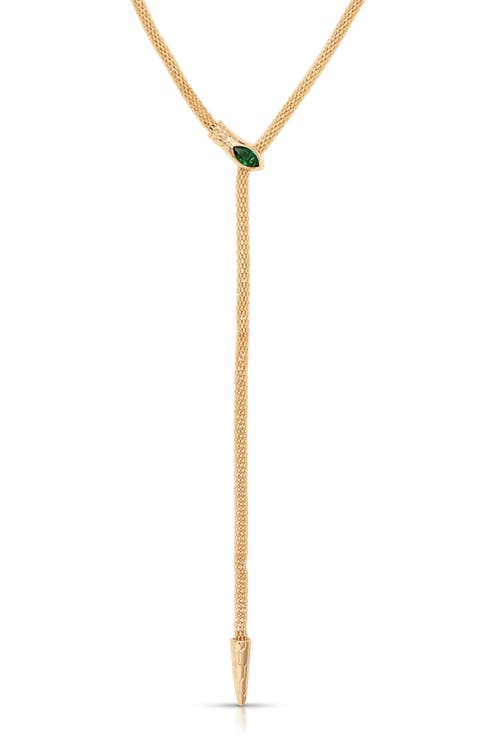 Serpentina Lariat Necklace