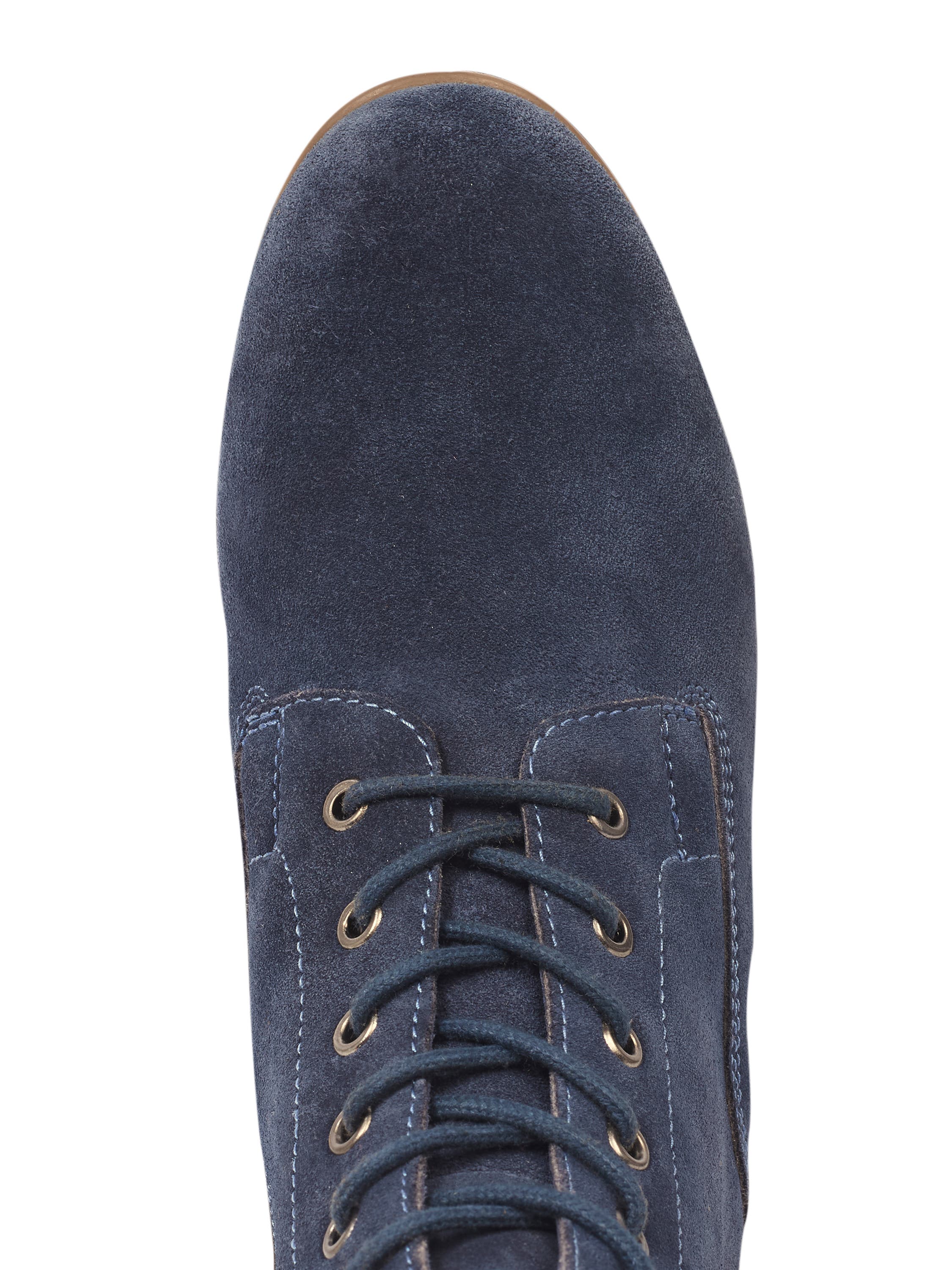 Celtic & Co. BLOCK HEEL DERBY BOOT, Alternate, color, Navy