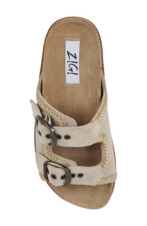 Zigi Platform Sandal In Gray