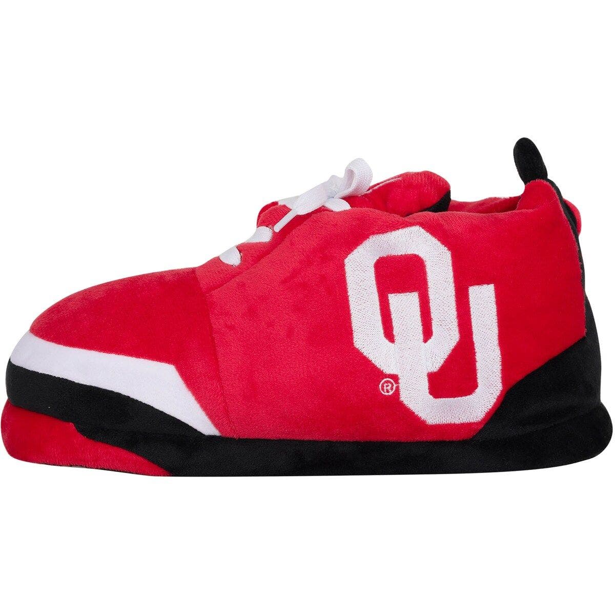 FOCO Men's FOCO Oklahoma Sooners Plush Sneaker Slippers, Alternate, color, 