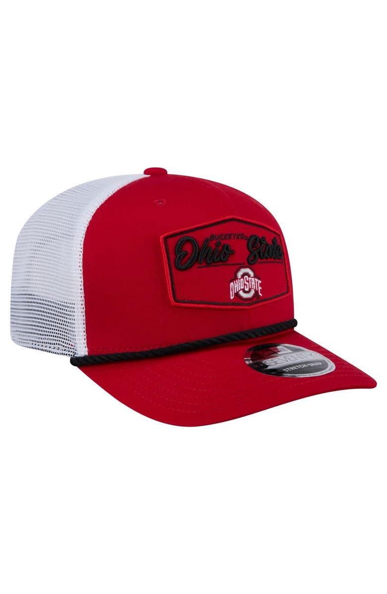 New Era Men's New Era Scarlet Ohio State Buckeyes 9SEVENTY Stretch-Snap Adjustable Hat, Alternate, color, Scarlet