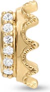 Adina Reyter Pavé Diamond Crown Mini Bead Charm