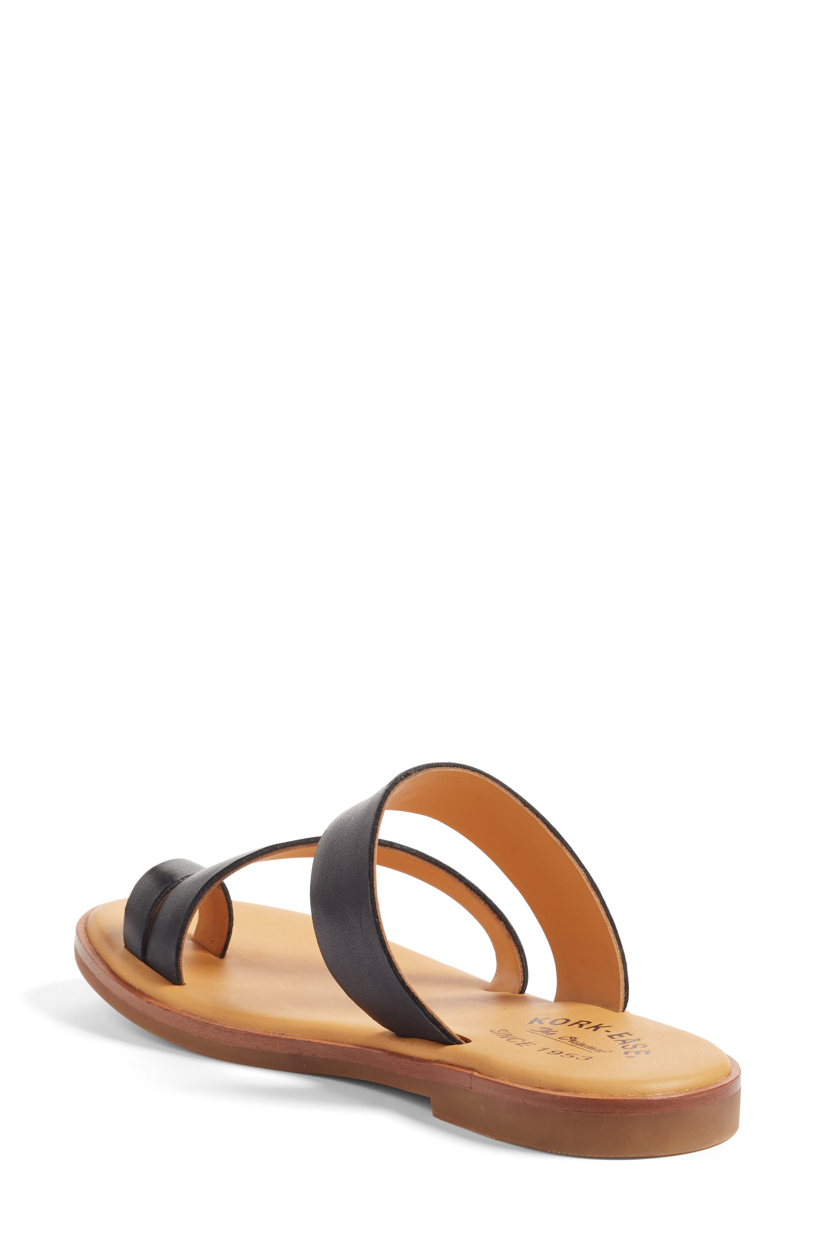 Pine Sandal, Alternate, color, BLACK LEATHER