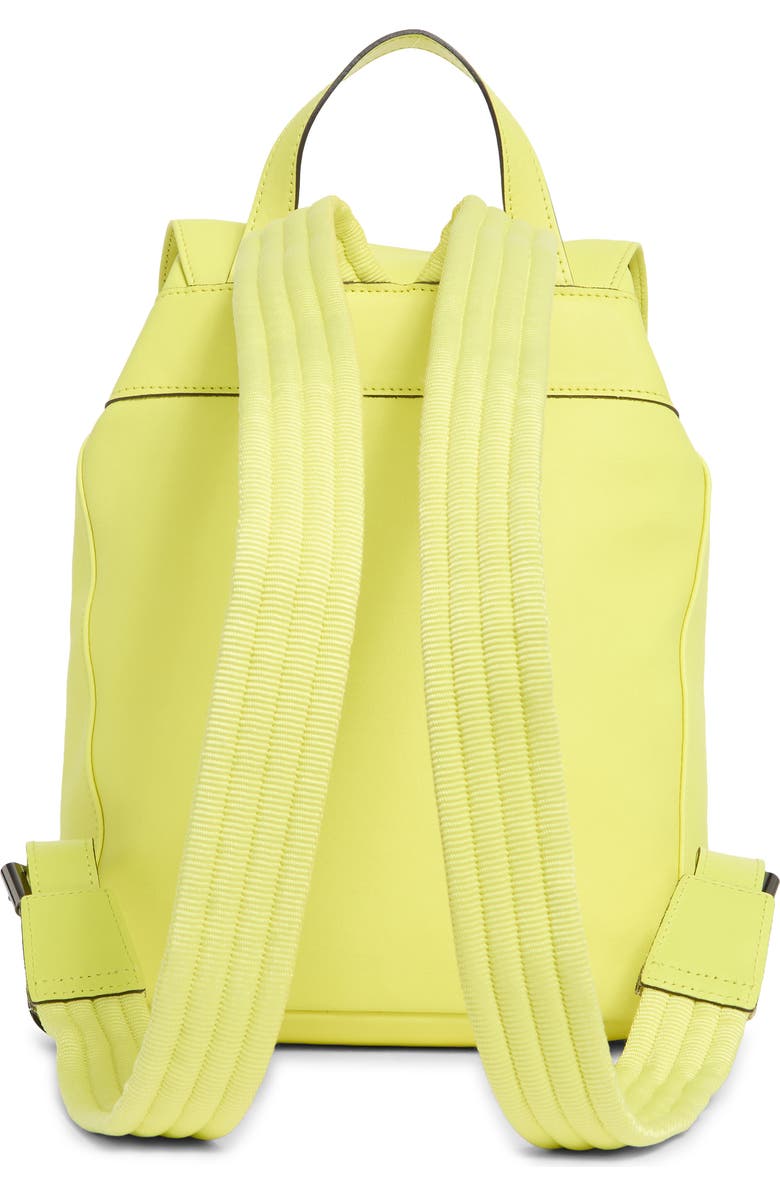 Longchamp LC3D Small Leather Backpack, Alternate, color, Neon