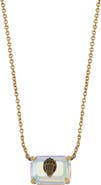 Kurt Geiger London Emerald Cut Pendant Necklace