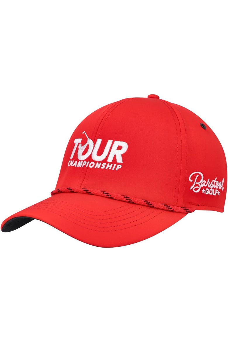 Men's Barstool Golf Red TOUR Championship Retro Adjustable Hat, Main, color, Red