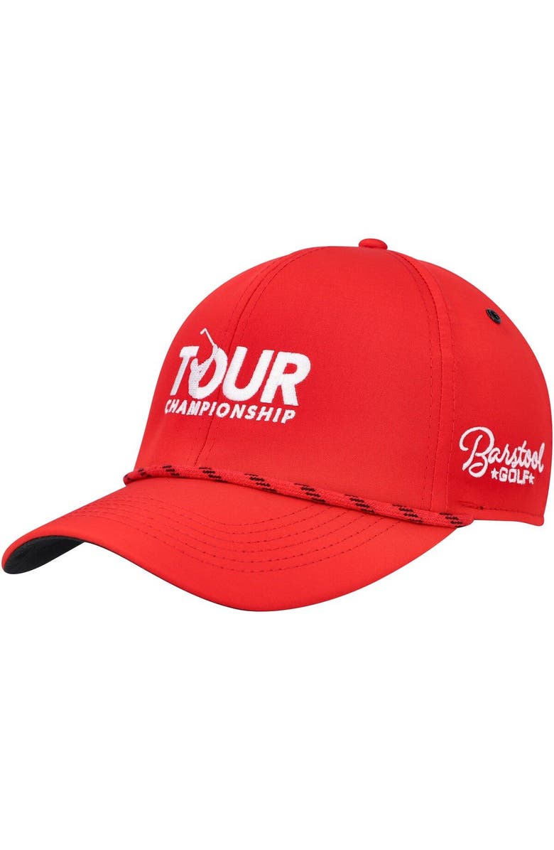 BARSTOOL GOLF Men's Barstool Golf Red TOUR Championship Retro Adjustable Hat, Main, color, Red