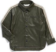 Palm Angels Kids' Coated Track Shirt
