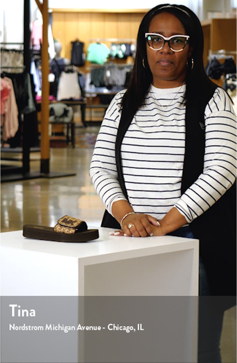 MK Platform Slide Sandal, sales video thumbnail